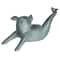 Hello Honey® 7.5" Gray Yoga Pig with Bird Decoration